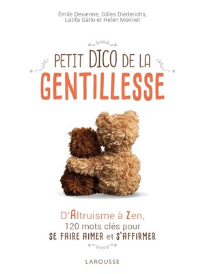 cover image of Petit dico de la gentillesse